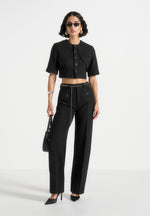 alba-tweed-mock-neck-curve-detailing-top-black