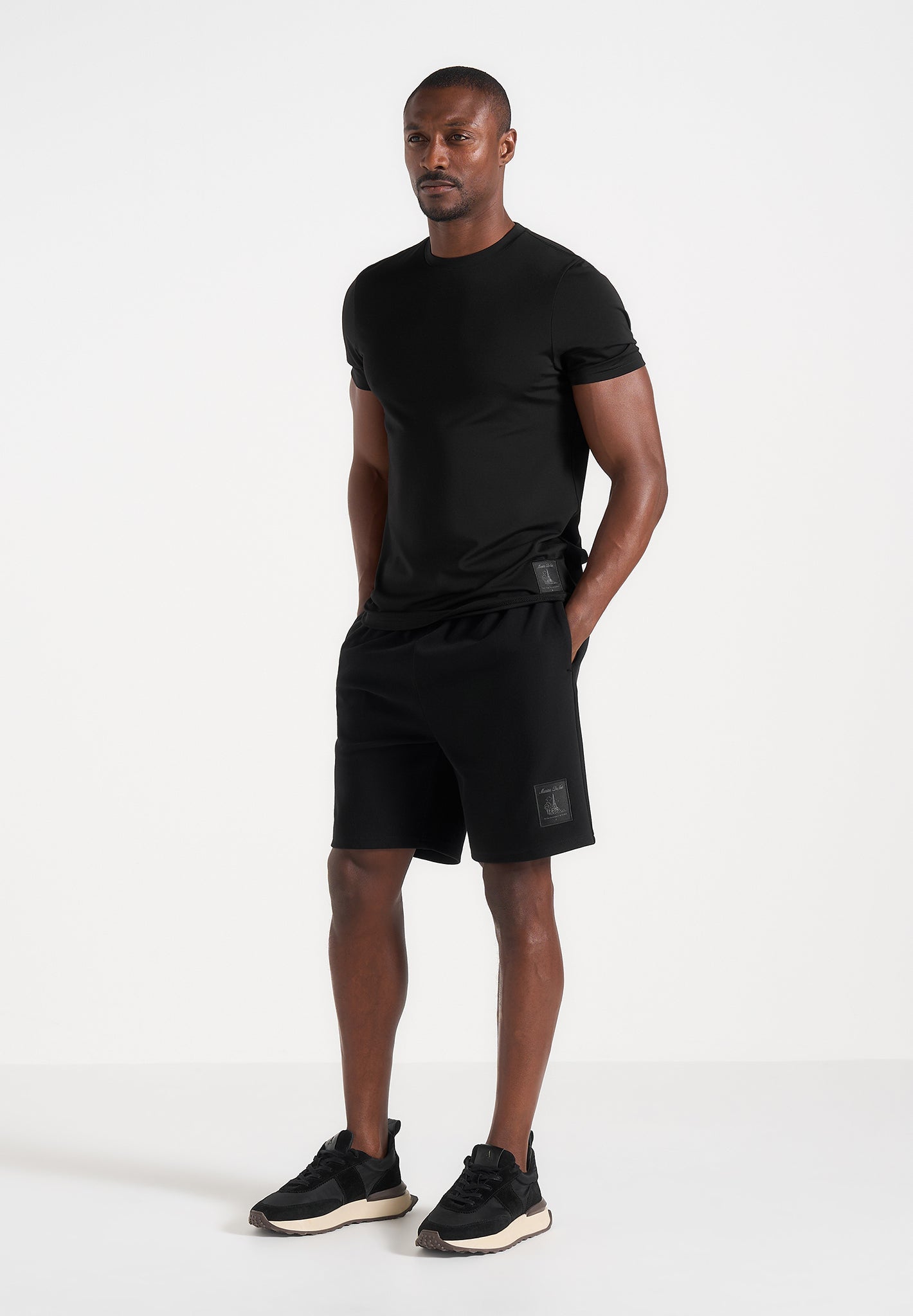 SH001 - Unisex Cotton Shorts - Black