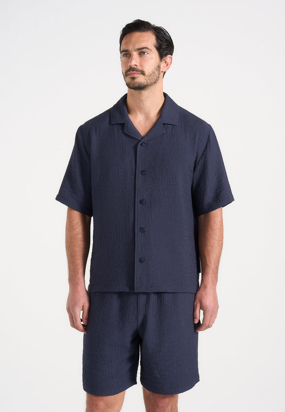 harley-unisex-textured-revere-shirt-navy