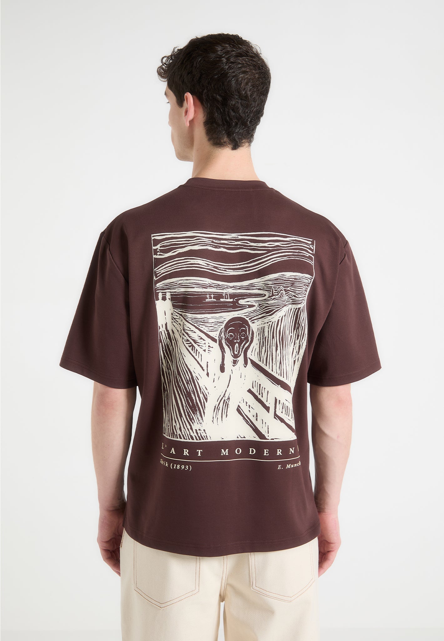 the-scream-t-shirt-brown