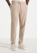 Hubert - Slim Fit Tailored Pants - Beige
