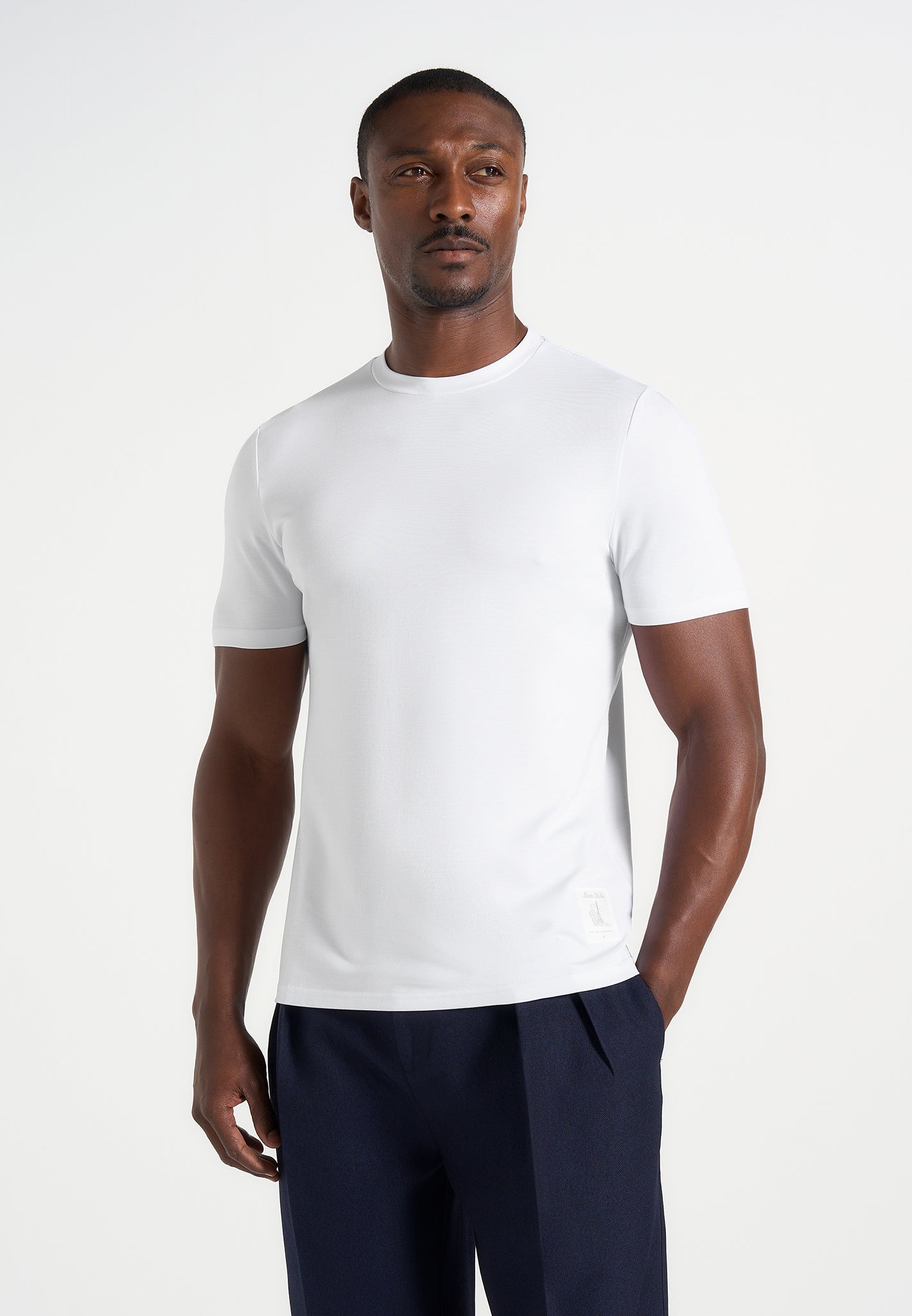 TS003 - Fitted Luxe T-Shirt - White 