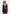 Sheer Shirt with Clasp - Black