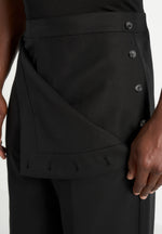 Henri - Foldover Pants - Black