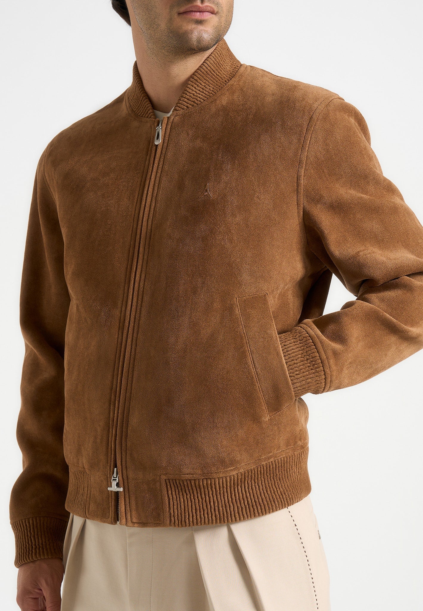 arsene-suede-bomber-jacket-fawn