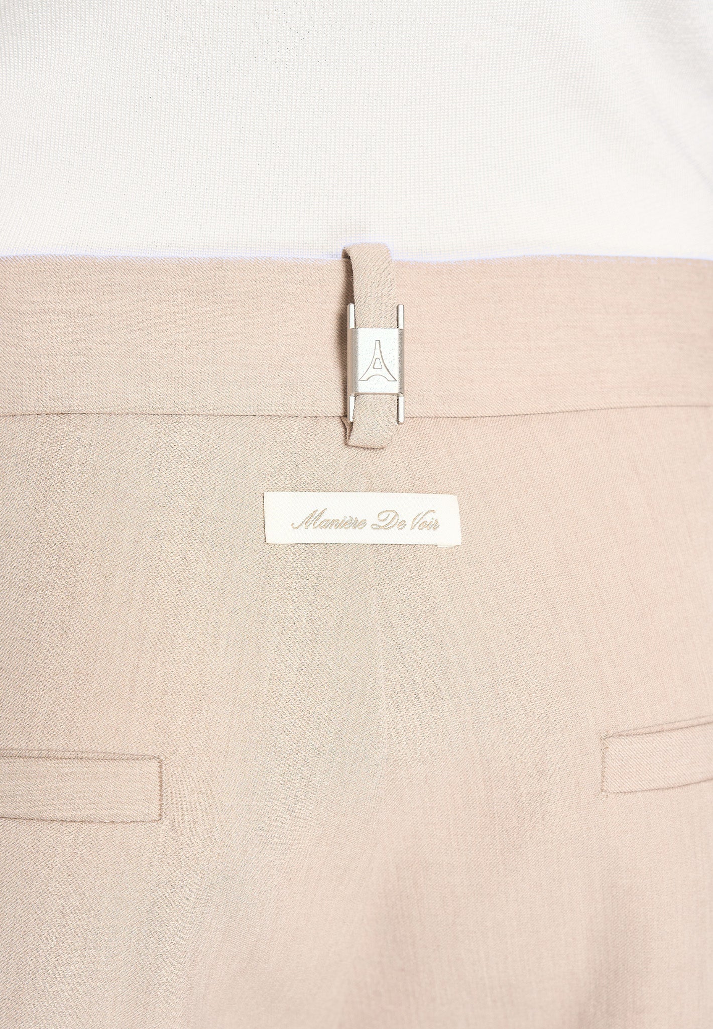 Hubert - Slim Fit Tailored Pants - Beige