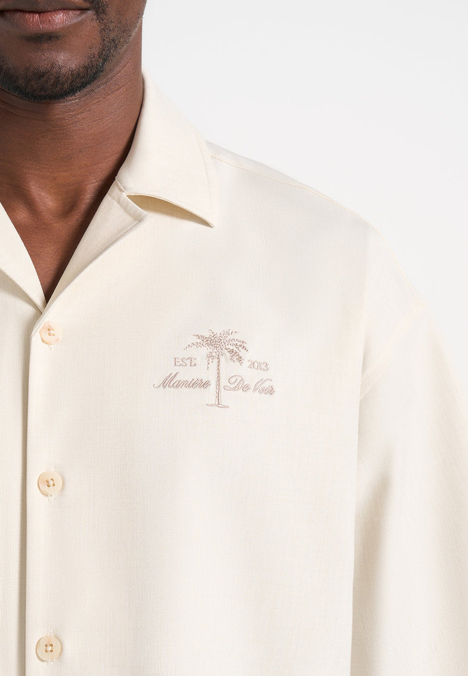 alexis-unisex-cote-dazur-boxy-shirt-cream