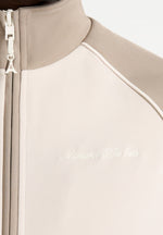 Signature - Piped Track Jacket - Taupe/Beige
