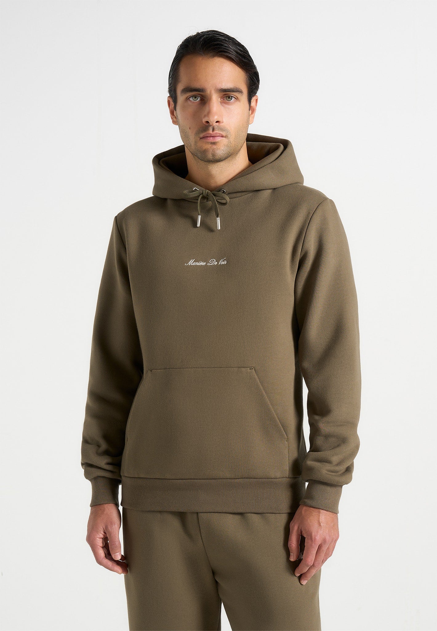 Gustave - Signature Regular Fitted Hoodie - Olive 
