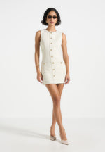 nadine-tweed-mini-dress-cream