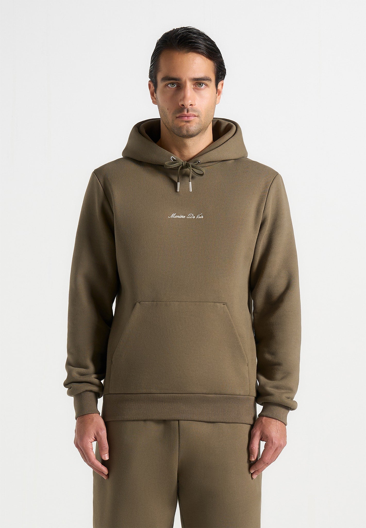 Gustave - Signature Regular Fitted Hoodie - Olive