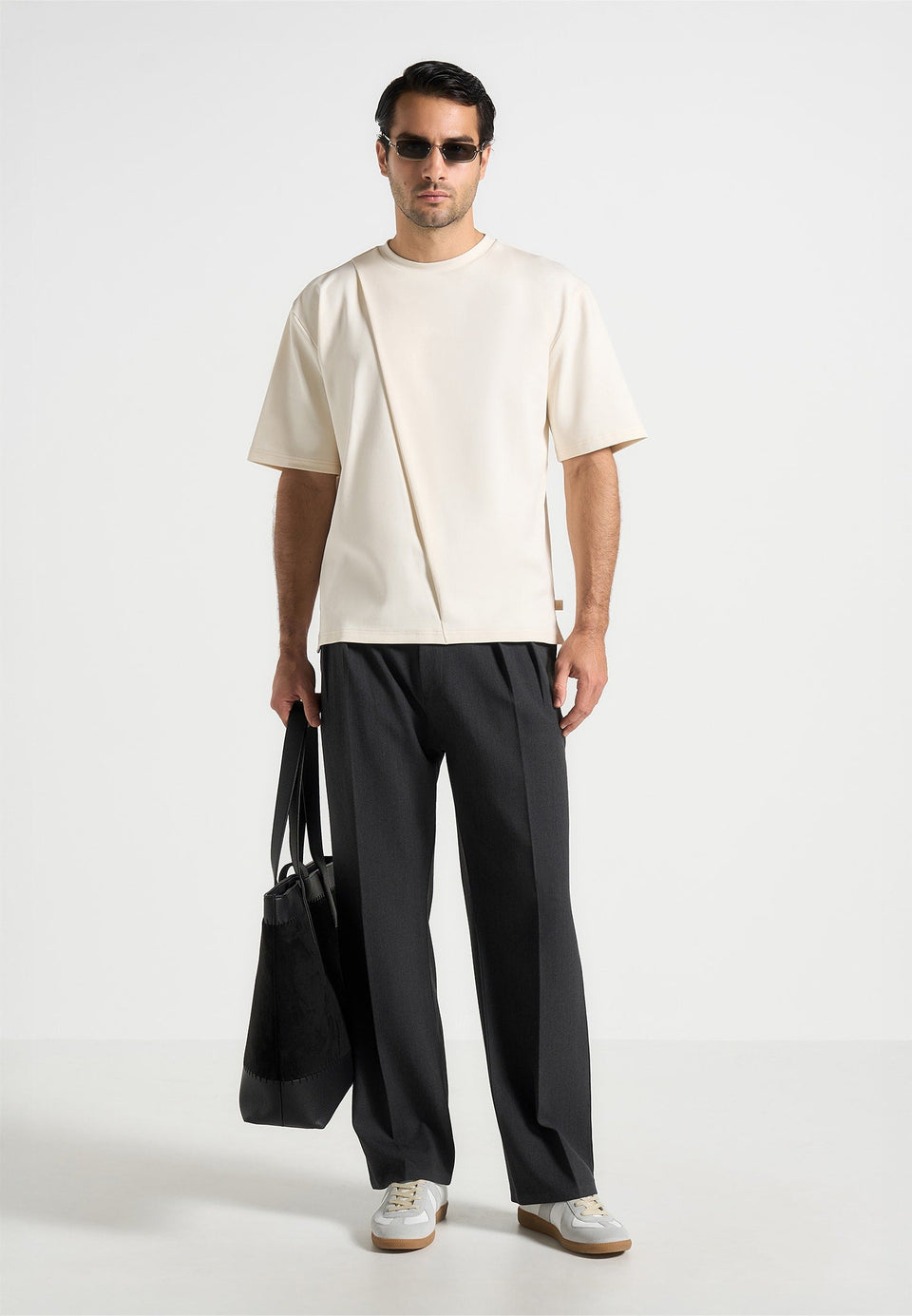 hugo-relaxed-fit-cotton-t-shirt-with-pleat-cream