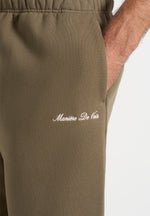 Alistair - Signature Regular Fit Cuffed Sweatpants - Olive