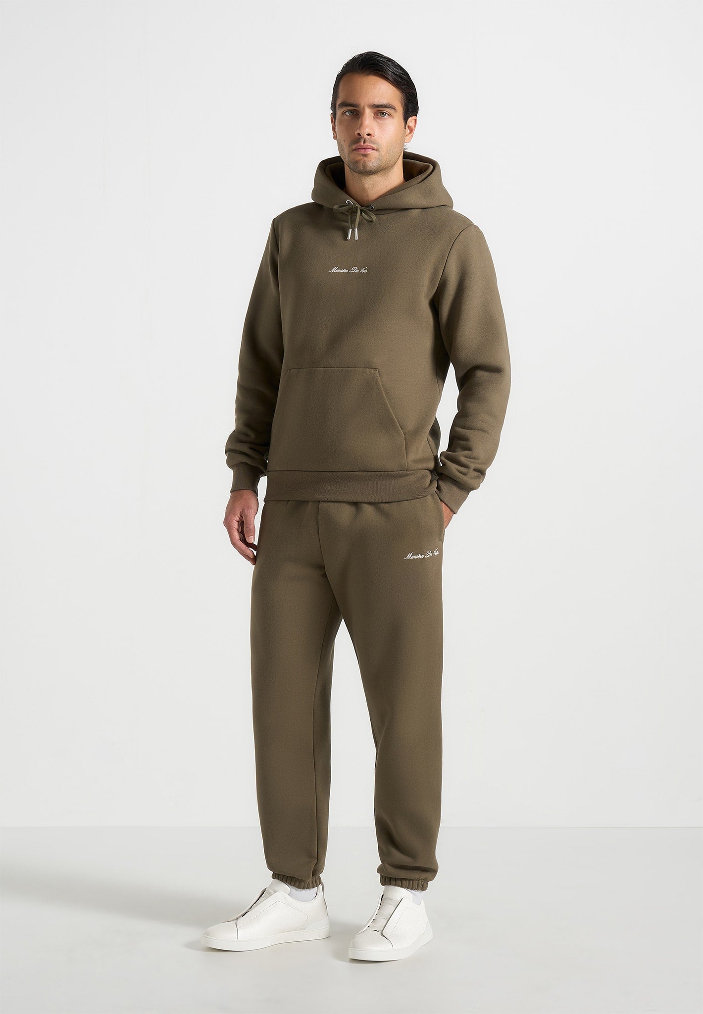 Alistair - Signature Regular Fit Cuffed Sweatpants - Olive 