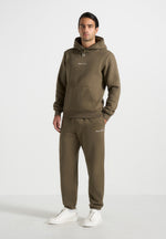 Alistair - Signature Regular Fit Cuffed Sweatpants - Olive