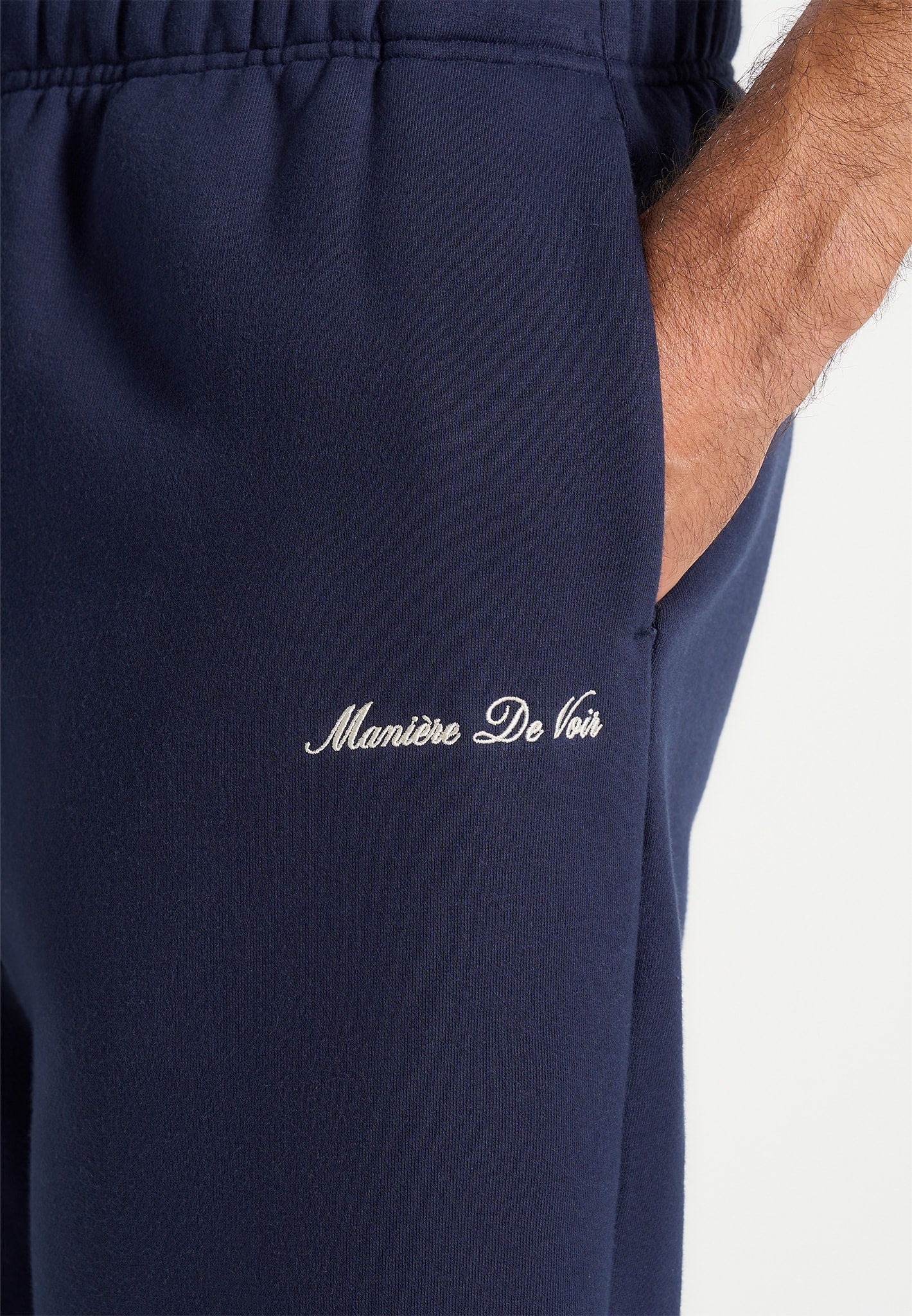 Alistair - Signature Regular Fit Cuffed Sweatpants - Navy