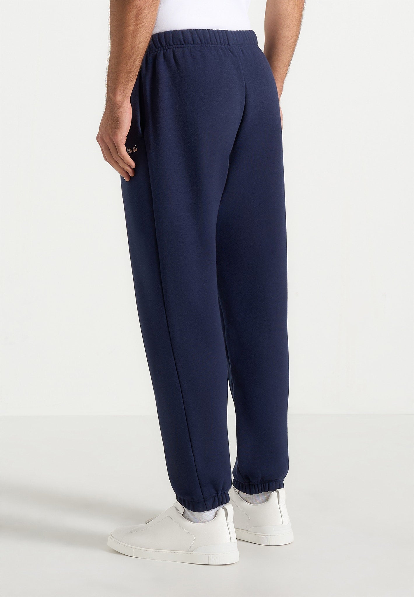 Alistair - Signature Regular Fit Cuffed Sweatpants - Navy