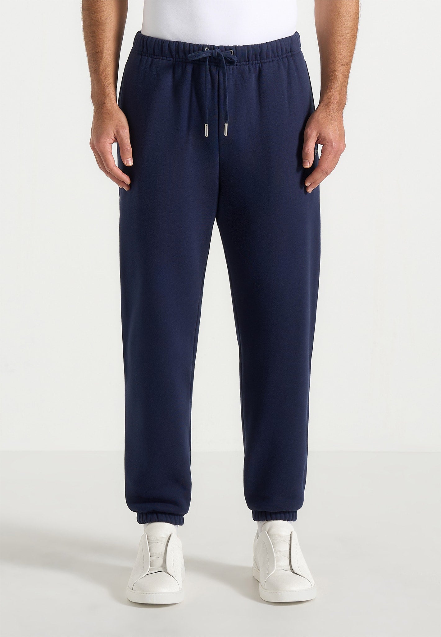 Alistair - Signature Regular Fit Cuffed Sweatpants - Navy