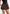 Zoe - Satin Balloon Shorts - Espresso/Black