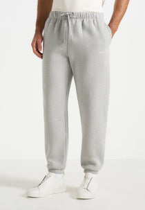 Alistair - Signature Regular Fit Cuffed Sweatpants - Marl Grey