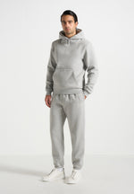 Alistair - Signature Regular Fit Cuffed Sweatpants - Marl Grey
