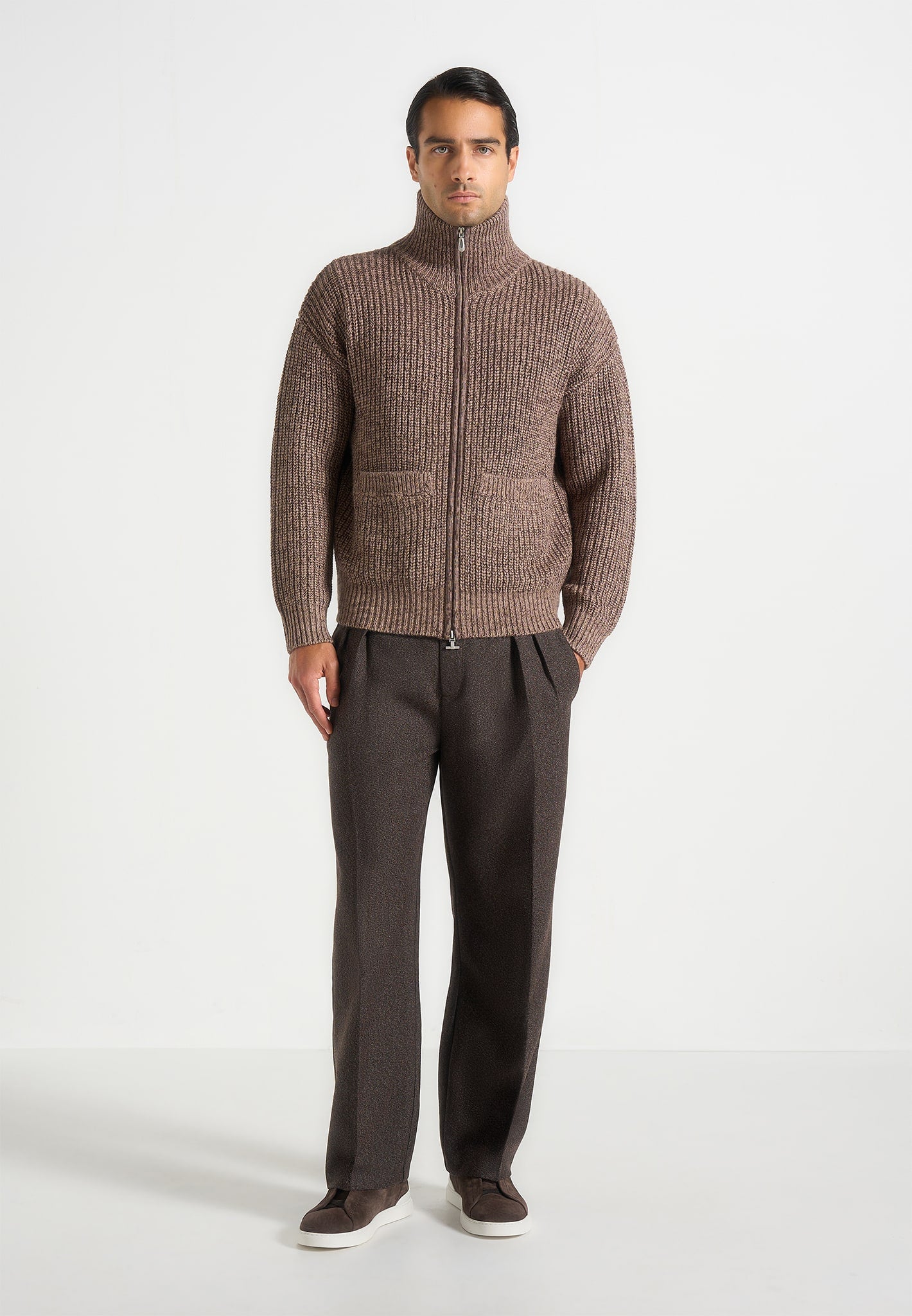 jamie-unisex-speckled-wool-zip-through-jacket-taupe 