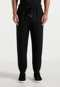 JS005 - Signature Regular Fit Cuffed Sweatpants - Black