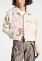 plush-jacket-with-knitted-sleeves-cream