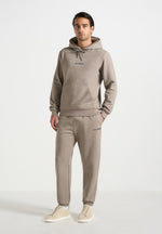 Alistair - Signature Regular Fit Cuffed Sweatpants - Taupe