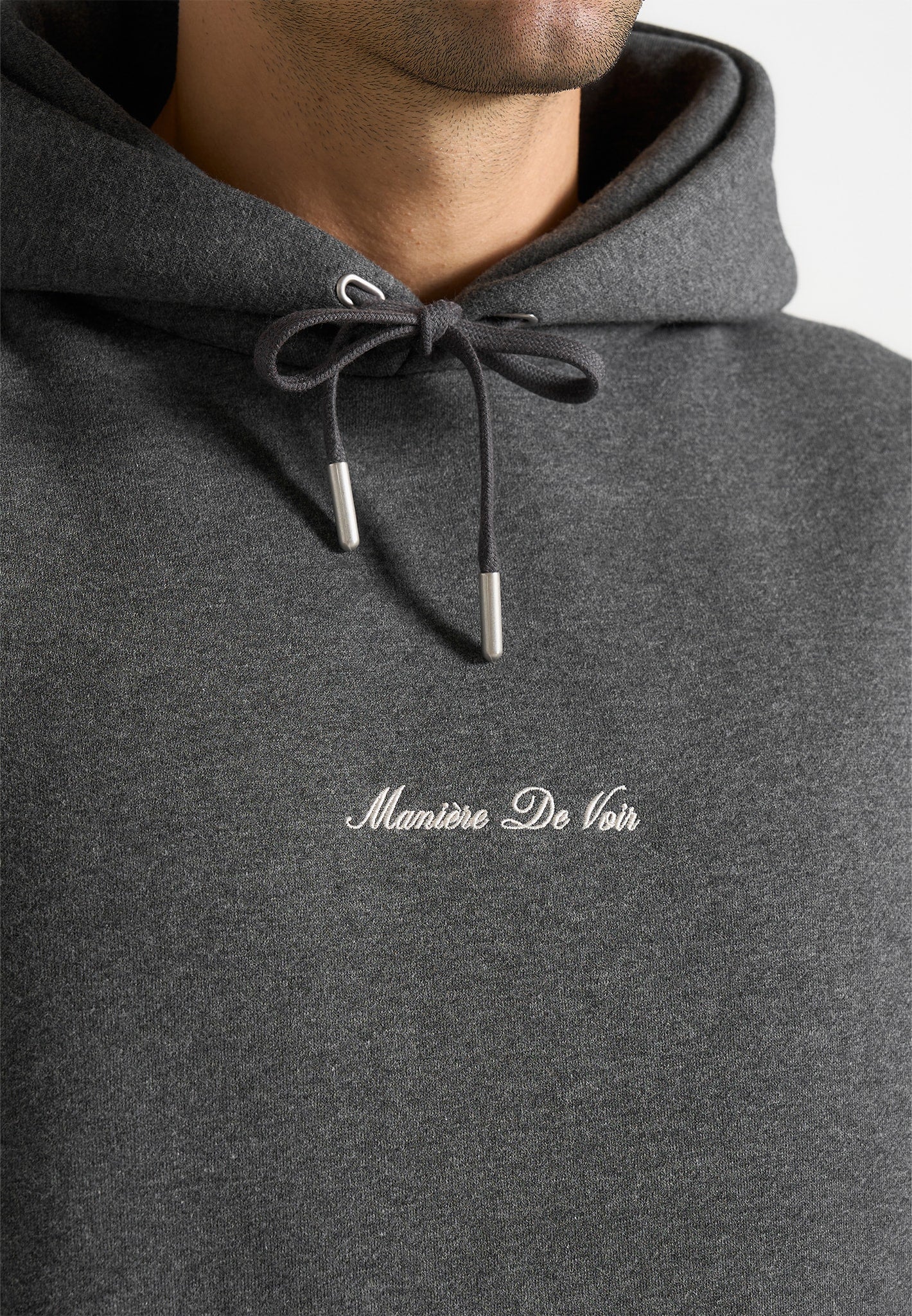 Gustave - Signature Regular Fitted Hoodie - Charcoal Grey