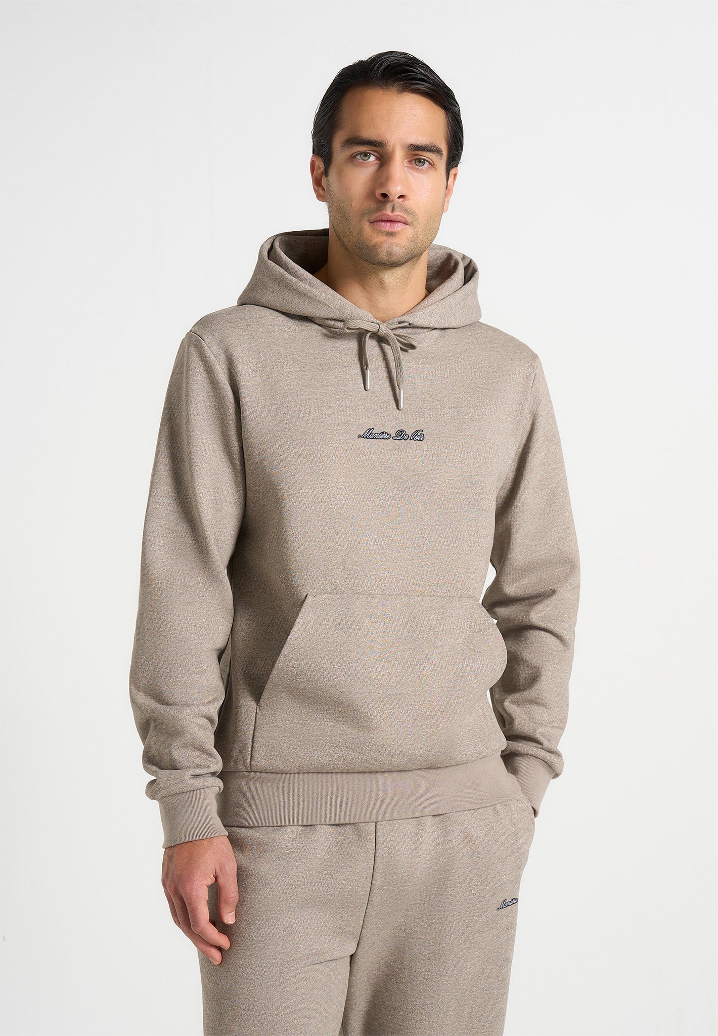 Gustave - Signature Regular Fitted Hoodie - Taupe