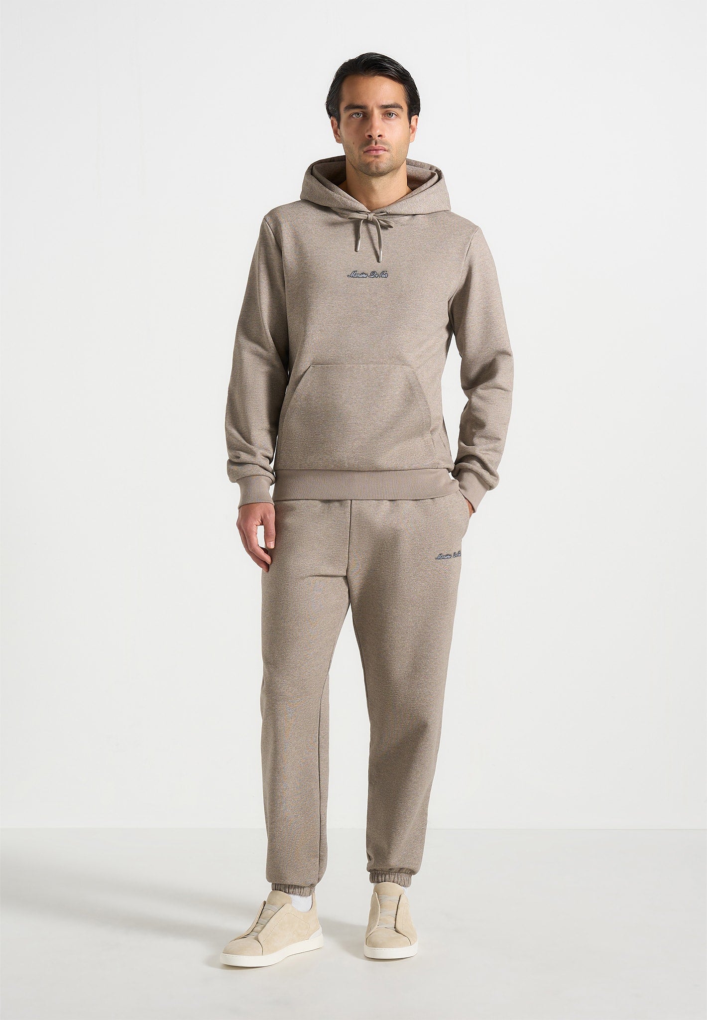 Gustave - Signature Regular Fitted Hoodie - Taupe 