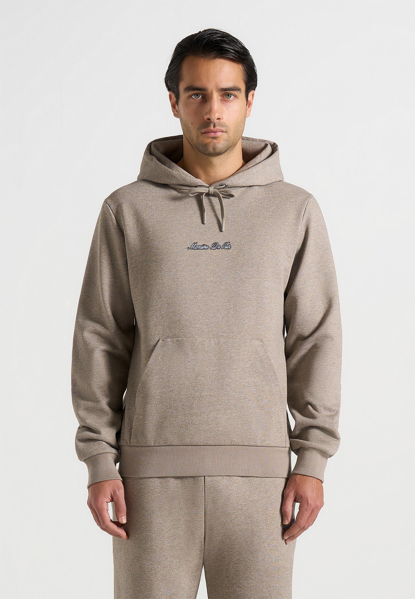 Gustave - Signature Regular Fitted Hoodie - Taupe