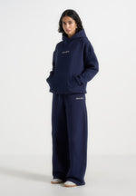 Taylor - Unisex Signature Wide Leg Sweatpants - Navy