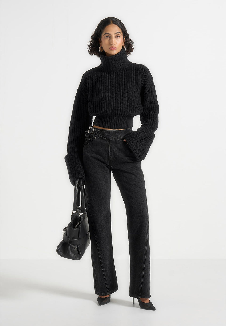 amaya-roll-neck-knit-jumper-with-cuffs-black