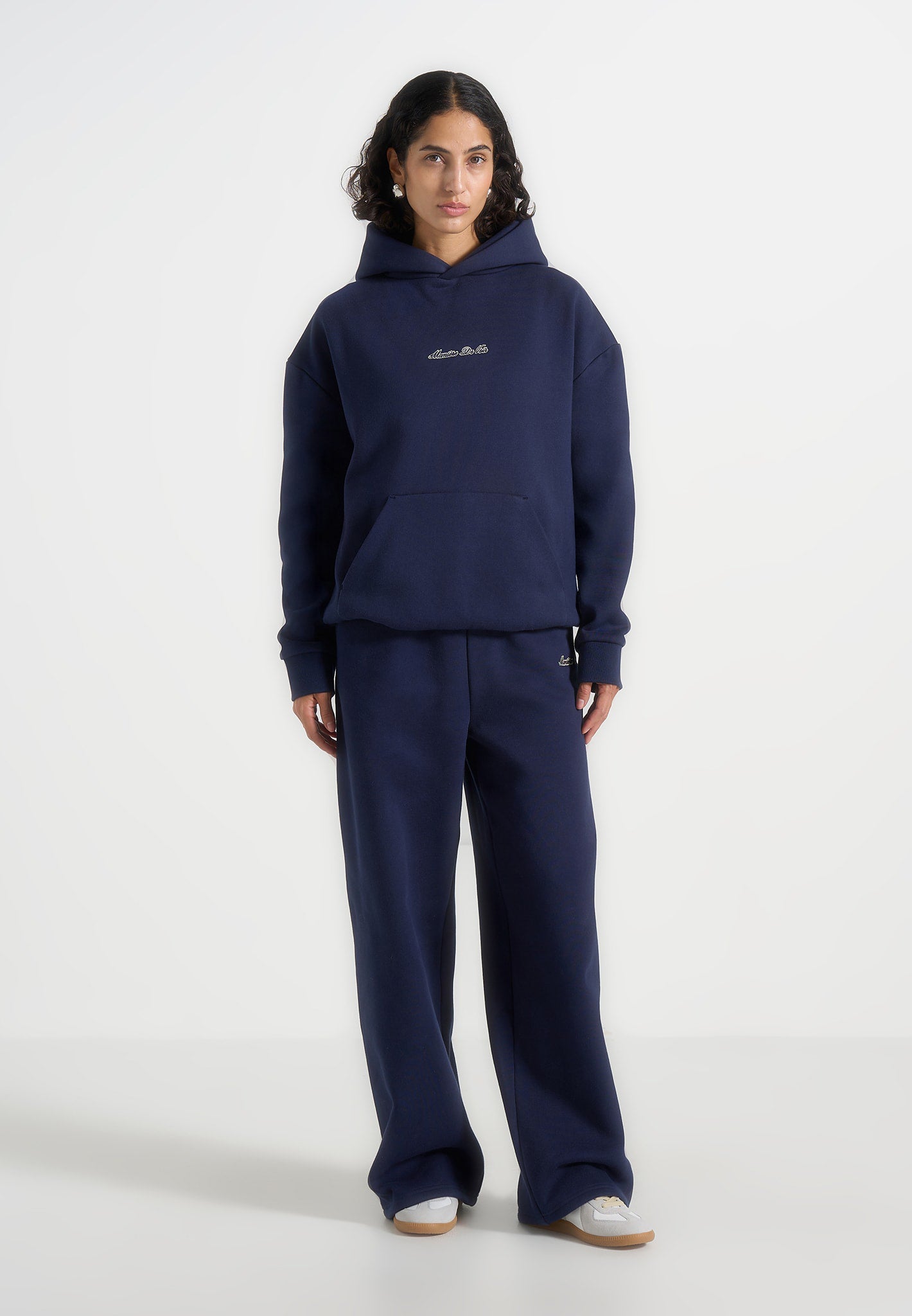 JS001 - Unisex Signature Relaxed Fit Hoodie - Navy