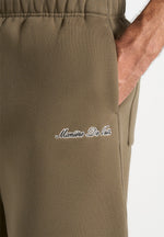 Taylor - Unisex Signature Wide Leg Sweatpants - Olive