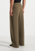 Taylor - Unisex Signature Wide Leg Sweatpants - Olive