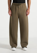 Taylor - Unisex Signature Wide Leg Sweatpants - Olive