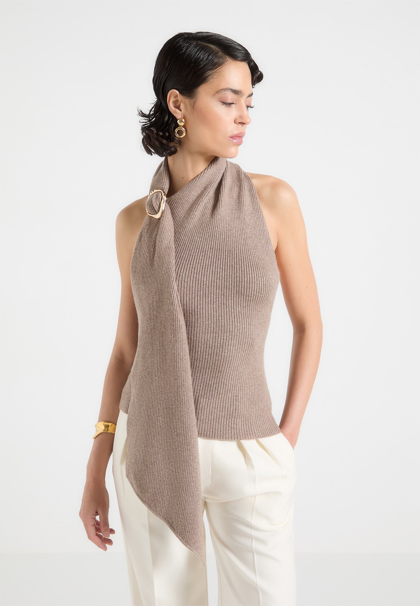 knitted-draped-halterneck-top-taupe