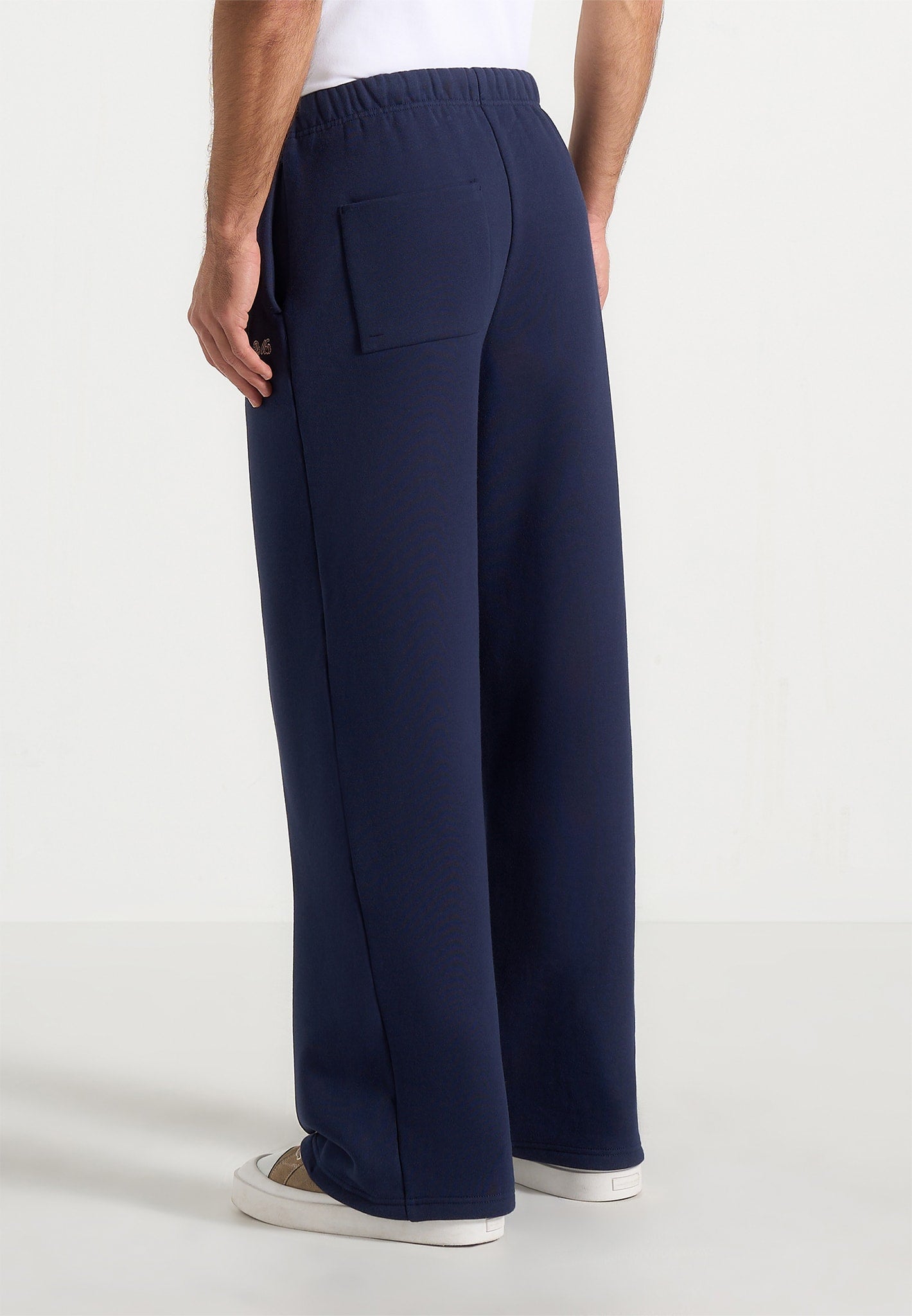 Taylor - Unisex Signature Wide Leg Sweatpants - Navy