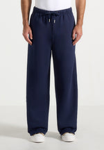 Taylor - Unisex Signature Wide Leg Sweatpants - Navy