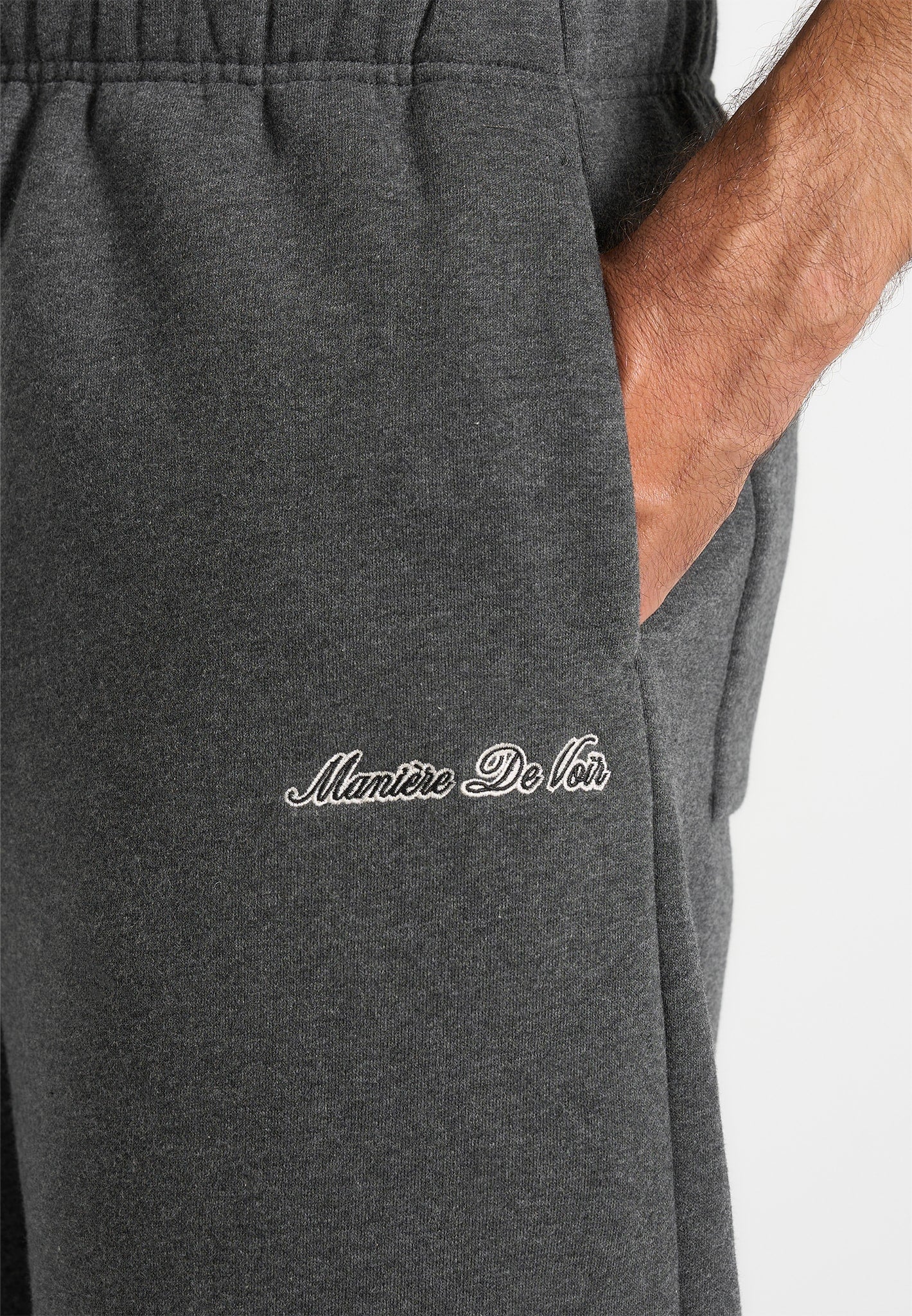 Taylor - Unisex Signature Wide Leg Sweatpants - Charcoal Grey