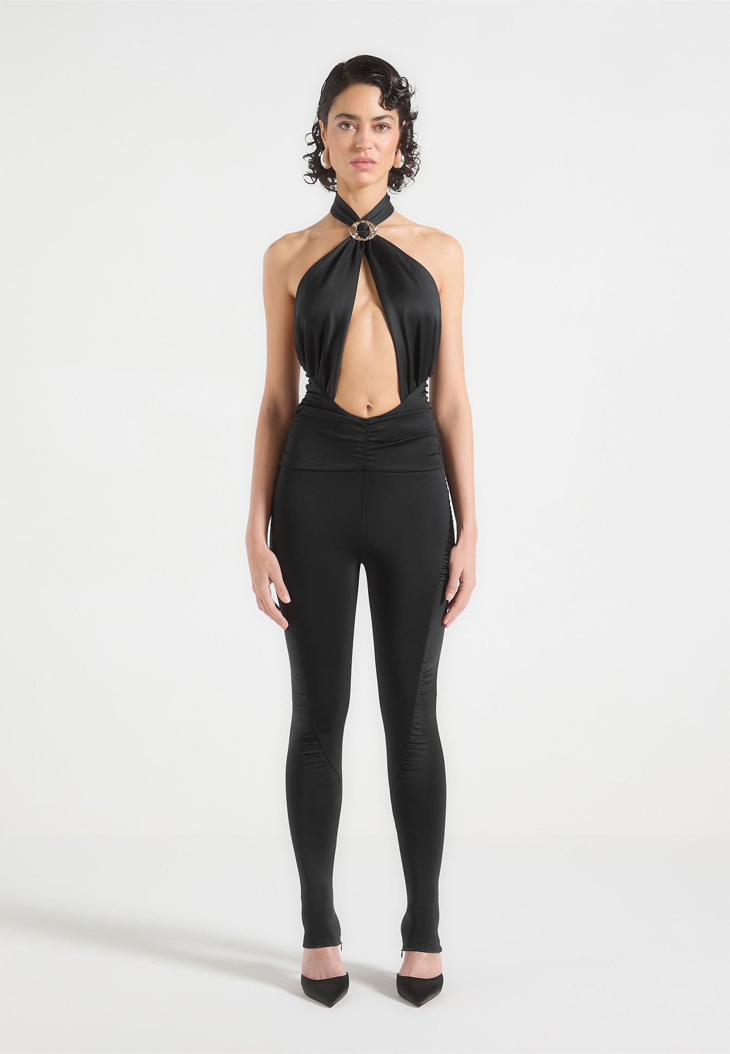 twist-halterneck-ruched-jumpsuit-black