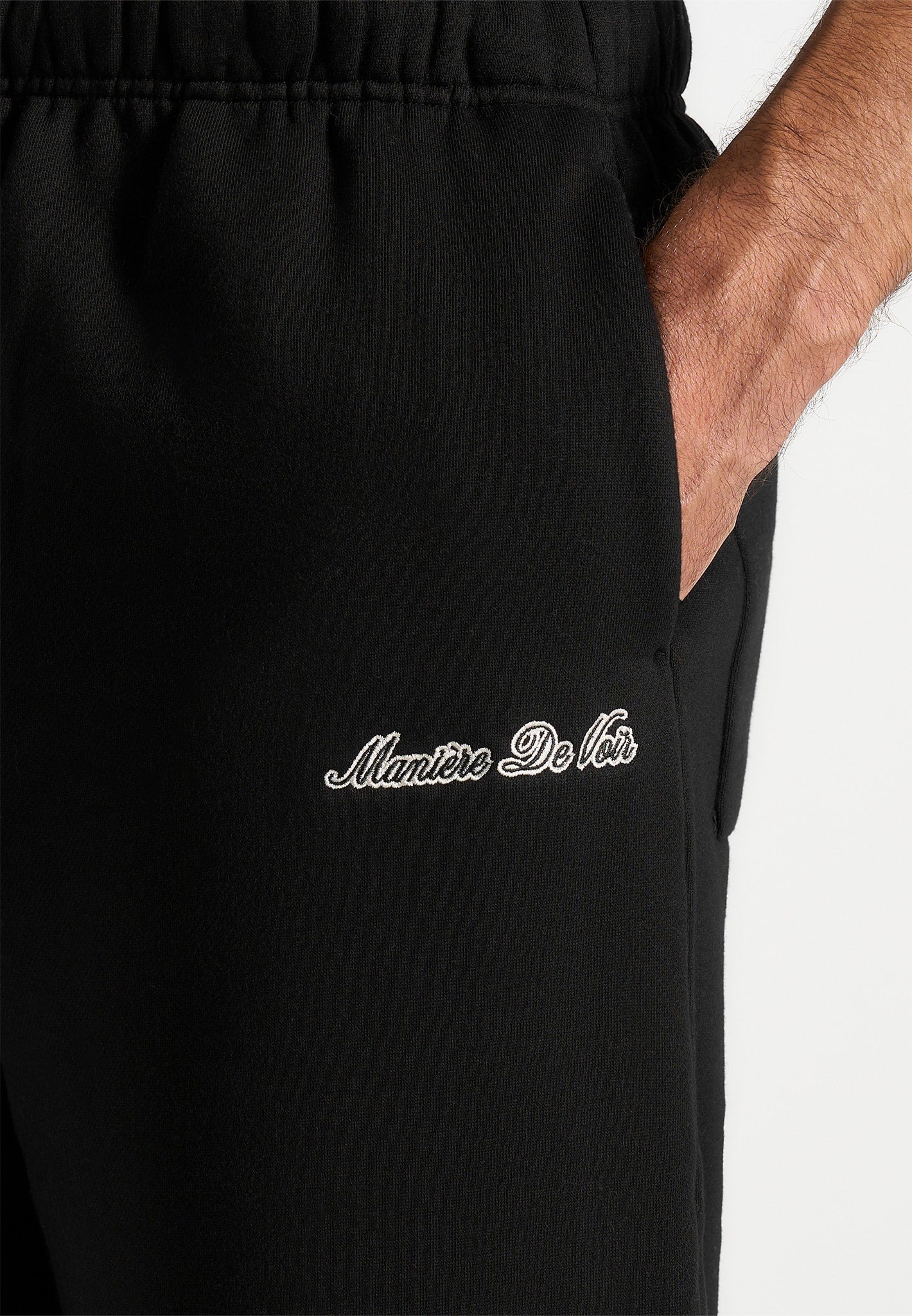 Taylor - Unisex Signature Wide Leg Sweatpants - Black