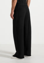 Taylor - Unisex Signature Wide Leg Sweatpants - Black