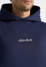 Ollie - Unisex Signature Relaxed Fit Hoodie - Navy