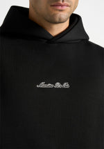 Ollie - Unisex Signature Relaxed Fit Hoodie - Black