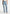 Loane - Twist Leg Boyfriend Jeans With Waist Adjuster - Mid Blue