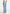 Loane - Twist Leg Boyfriend Jeans With Waist Adjuster - Mid Blue
